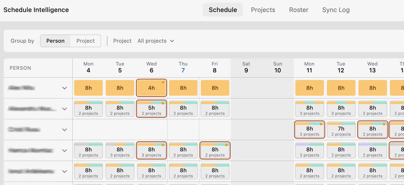 Schedule Intelligence